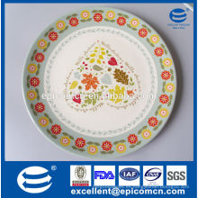 China porcelana manufactura platos de pastelería, placas de cerámica baratos
